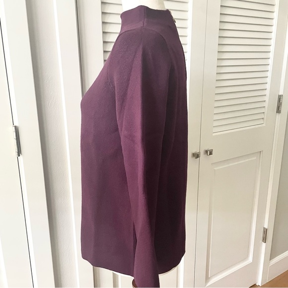 Chicos Mock Neck Pullover Knit Sweater Top Long Sleeved Size Small - Picture 5 of 8